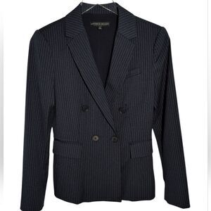 Antonio Melani Navy Pinstripe Blazer